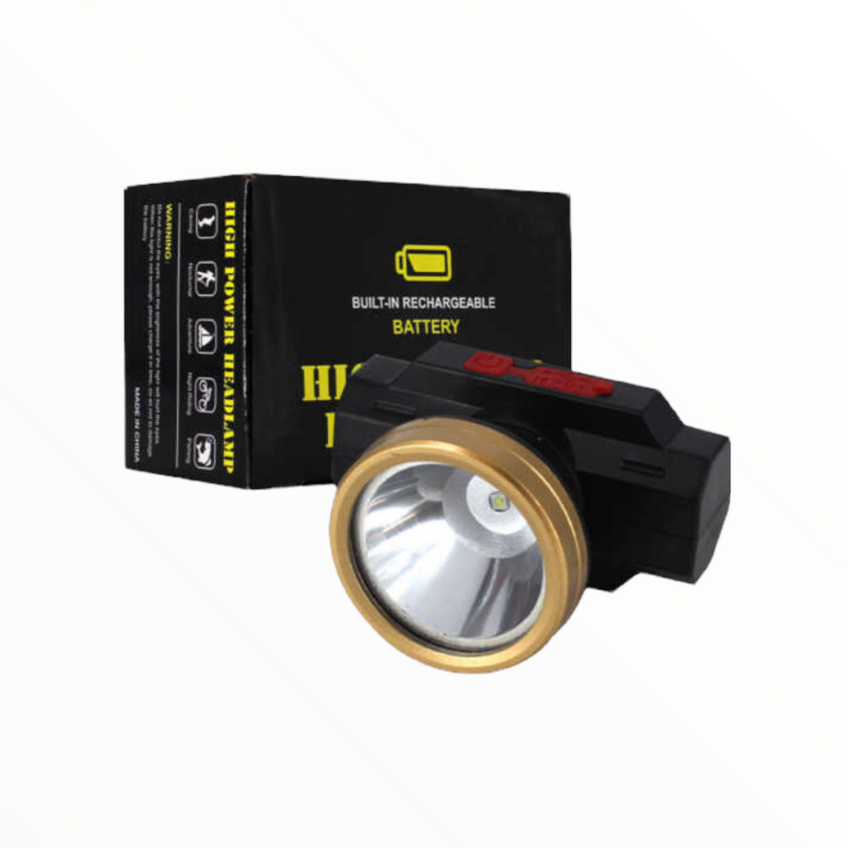 Mini lámpara de cabeza de 3 pasos, modelo 338