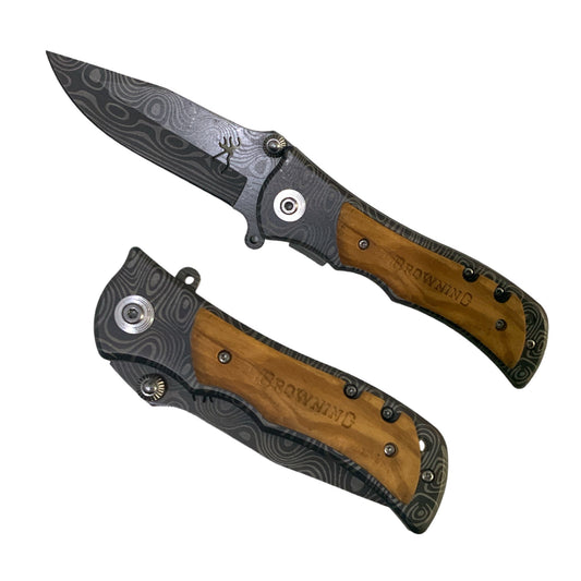 Navaja manual plegable con clip, modelo 339
