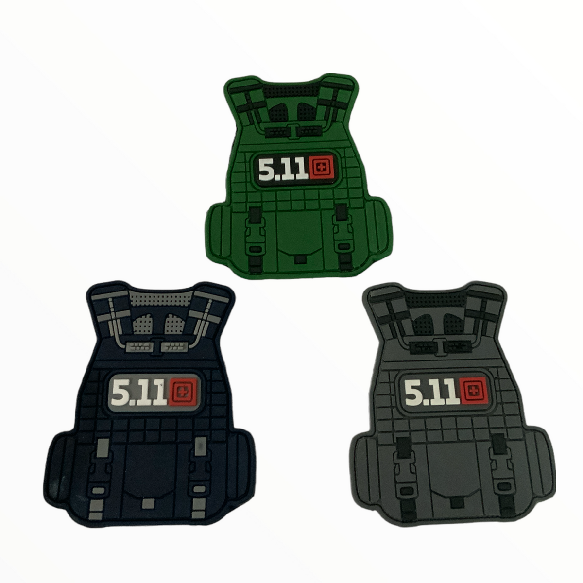Parche de PVC con velcro, diseños tácticos y banderas, varios modelos Qz00 - foto 19