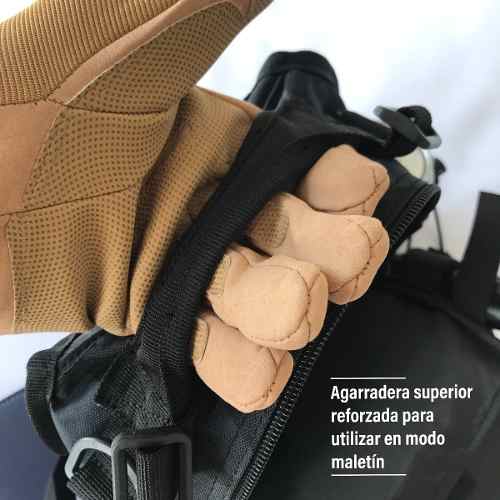 Mochila táctica pechera cruzada de 12 litros con Molle y agarradera (WZ921) - foto 2