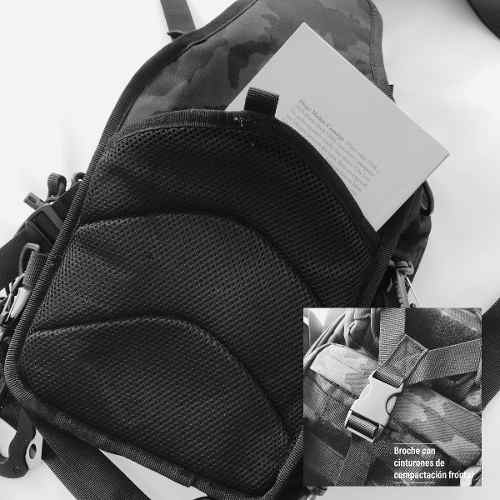 Mochila táctica pechera cruzada de 12 litros con Molle y agarradera (WZ921) - foto 3