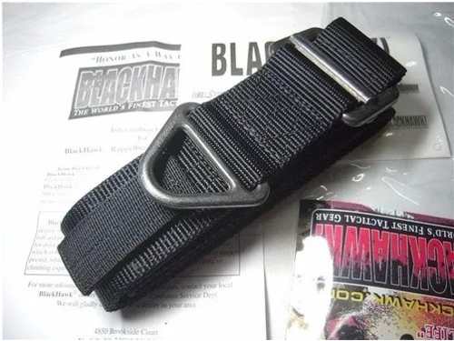 Cinturón táctico CQB de nylon con hebillas de acero y argolla frontal (X231) - foto 3