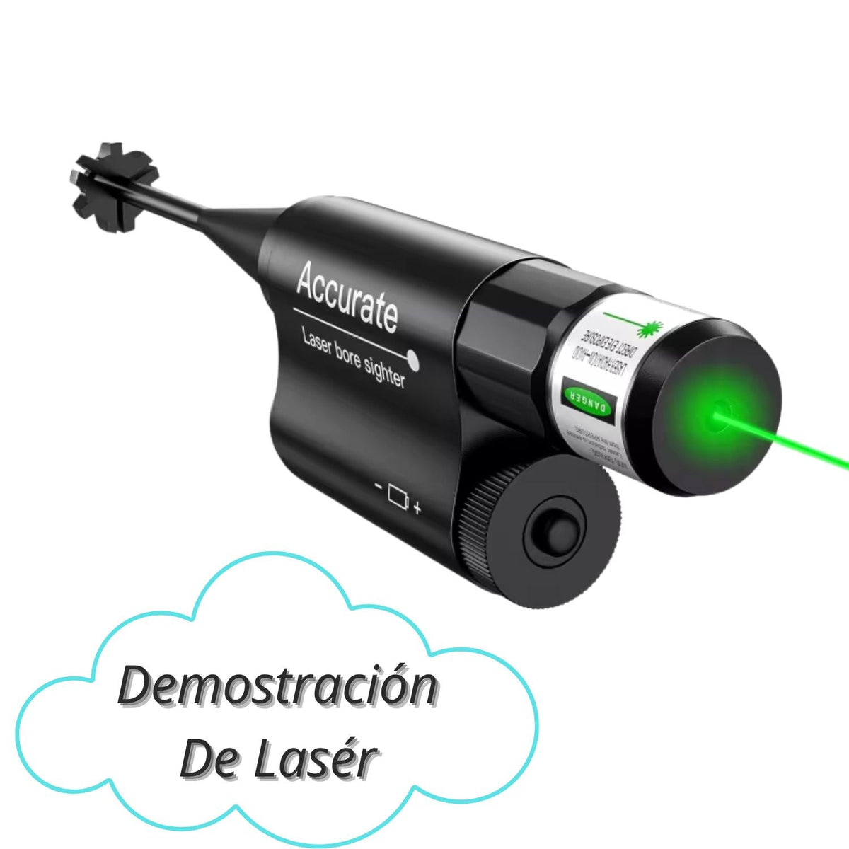 Calibrador de miras láser y holográficas, colimador de punto verde 7229 - foto 3