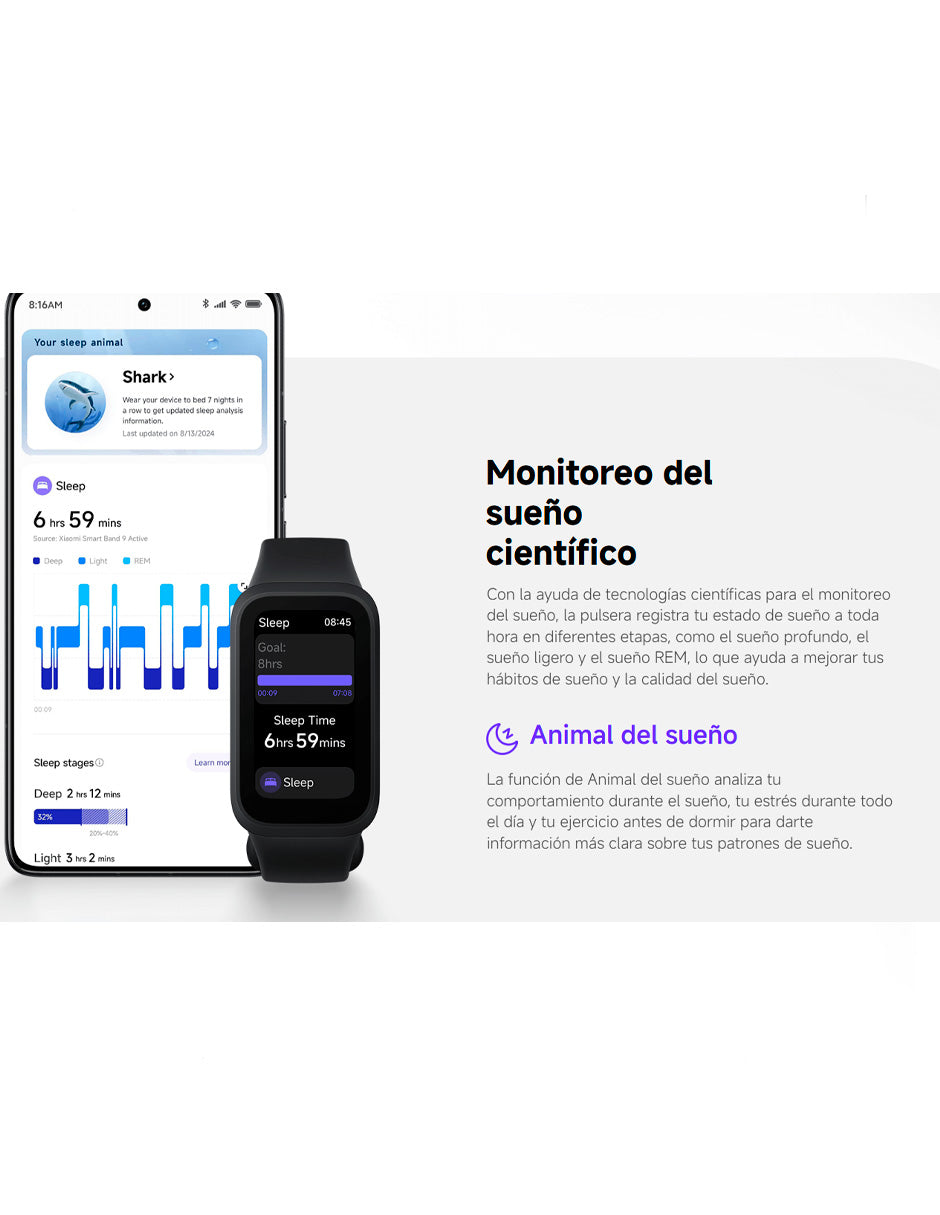 Petukita Box Smart Band 9 Active Black – Tecnología, Estilo y Rendimiento en tu Muñeca
