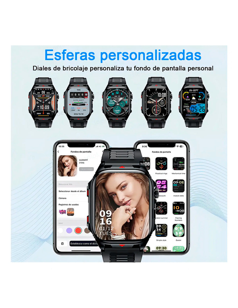 Petukita Box Tactical Smartwatch CB-ZL99 – Potencia, Estilo y Resistencia en tu Muñeca