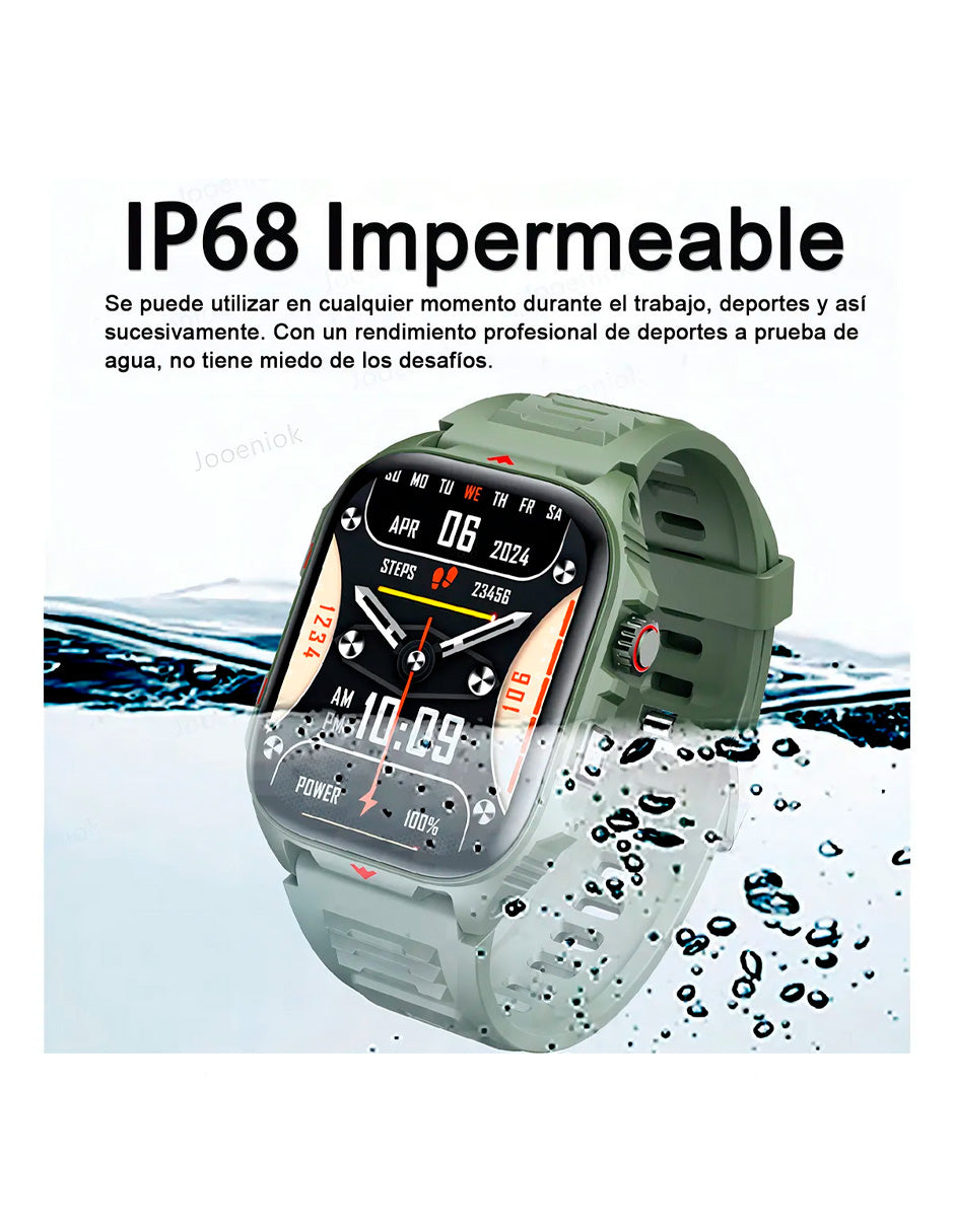 Petukita Box Tactical Smartwatch CB-ZL99 – Potencia, Estilo y Resistencia en tu Muñeca
