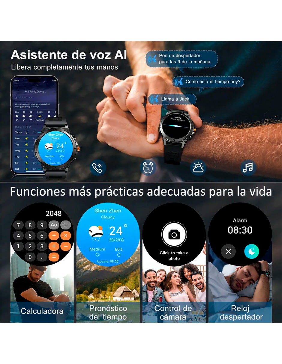 Petukita Box Smartwatch T53 – Tecnología AMOLED, Llamadas Bluetooth y Salud Inteligente