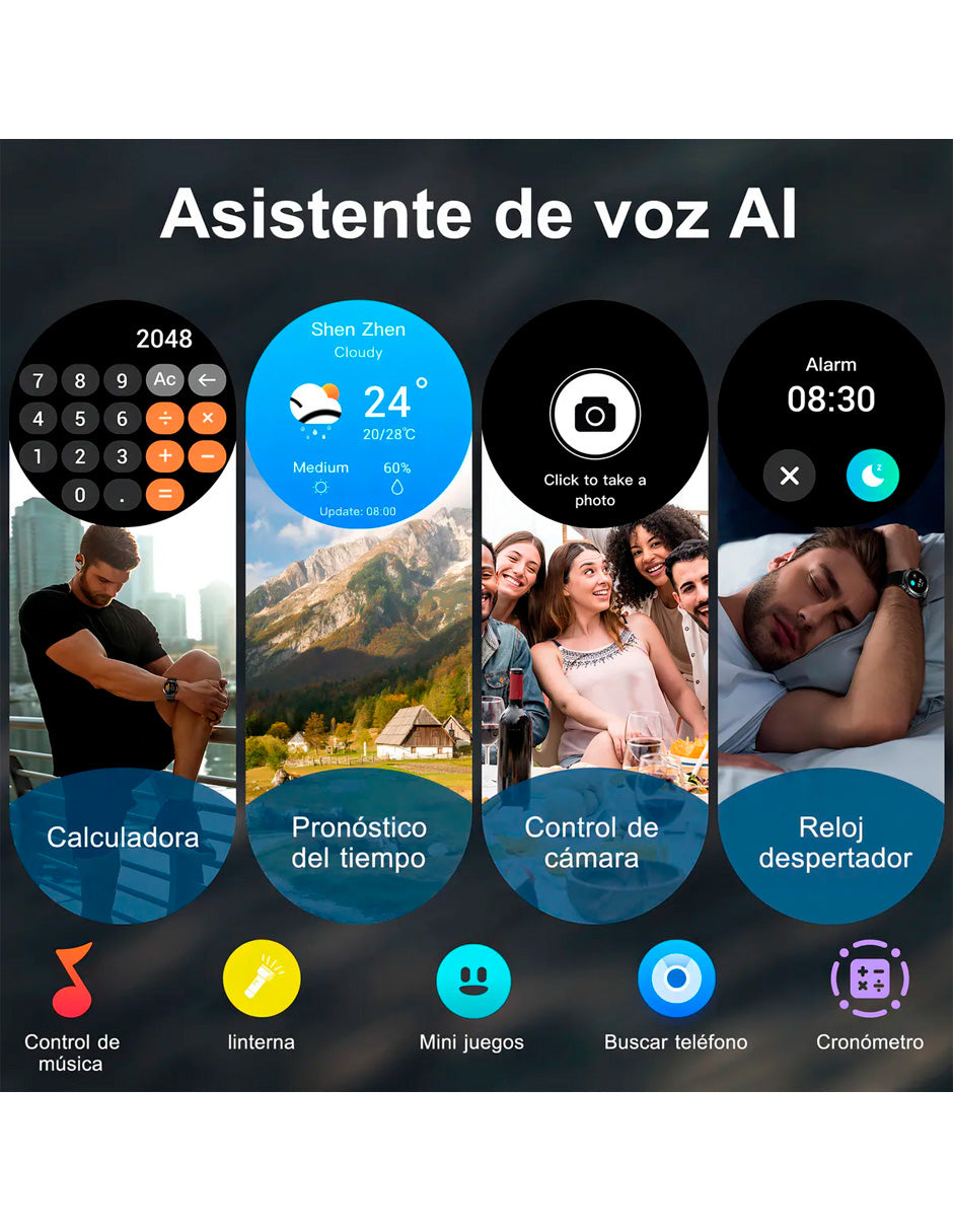 Petukita Box Smartwatch T53 – Tecnología AMOLED, Llamadas Bluetooth y Salud Inteligente