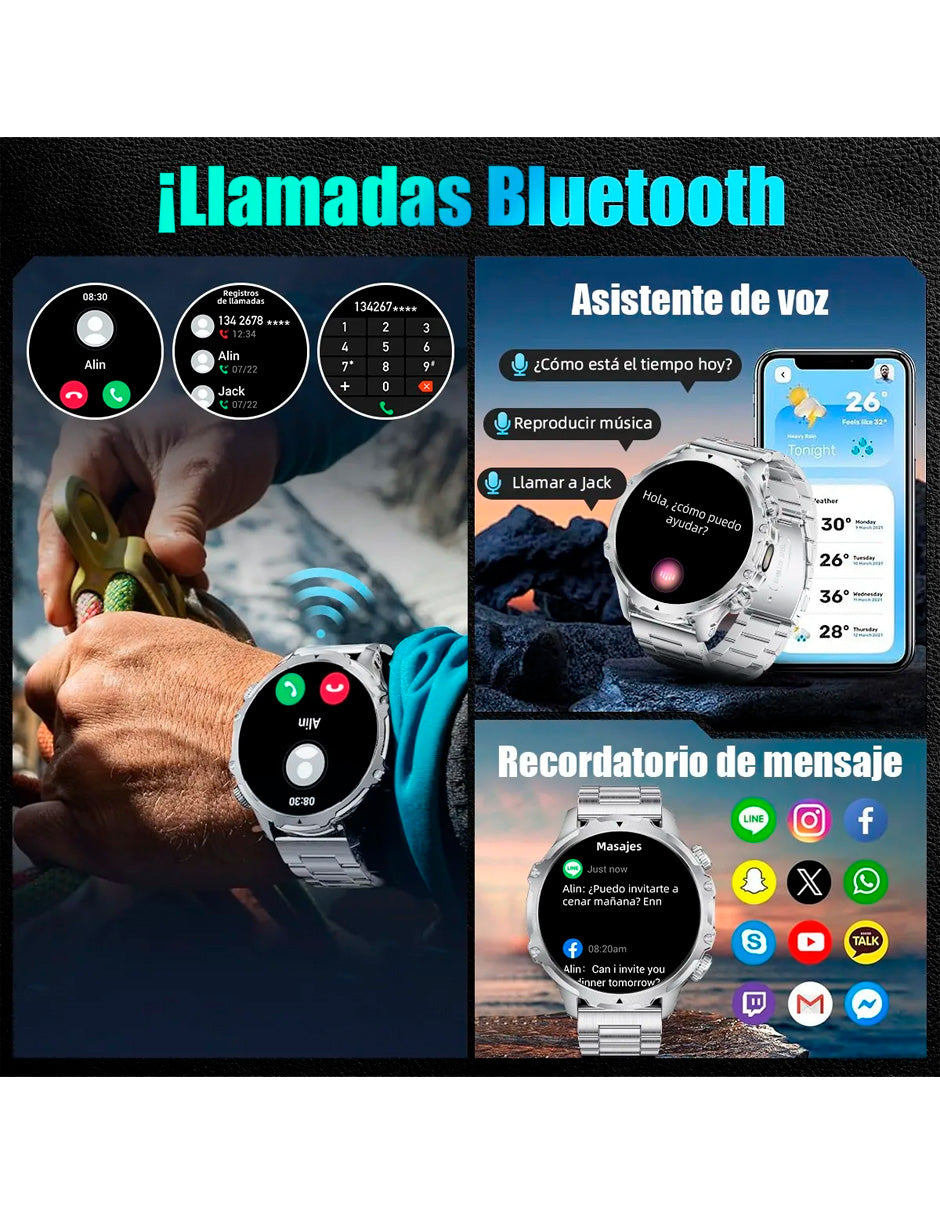 Petukita Box Smartwatch FV15 Potencia, Estilo y Conectividad WHITE