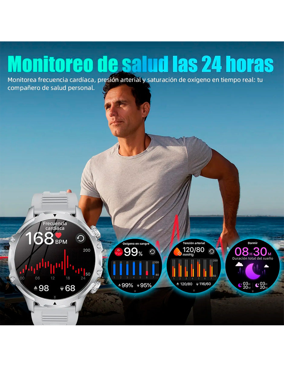 Petukita Box Smartwatch FV15 Potencia, Estilo y Conectividad WHITE