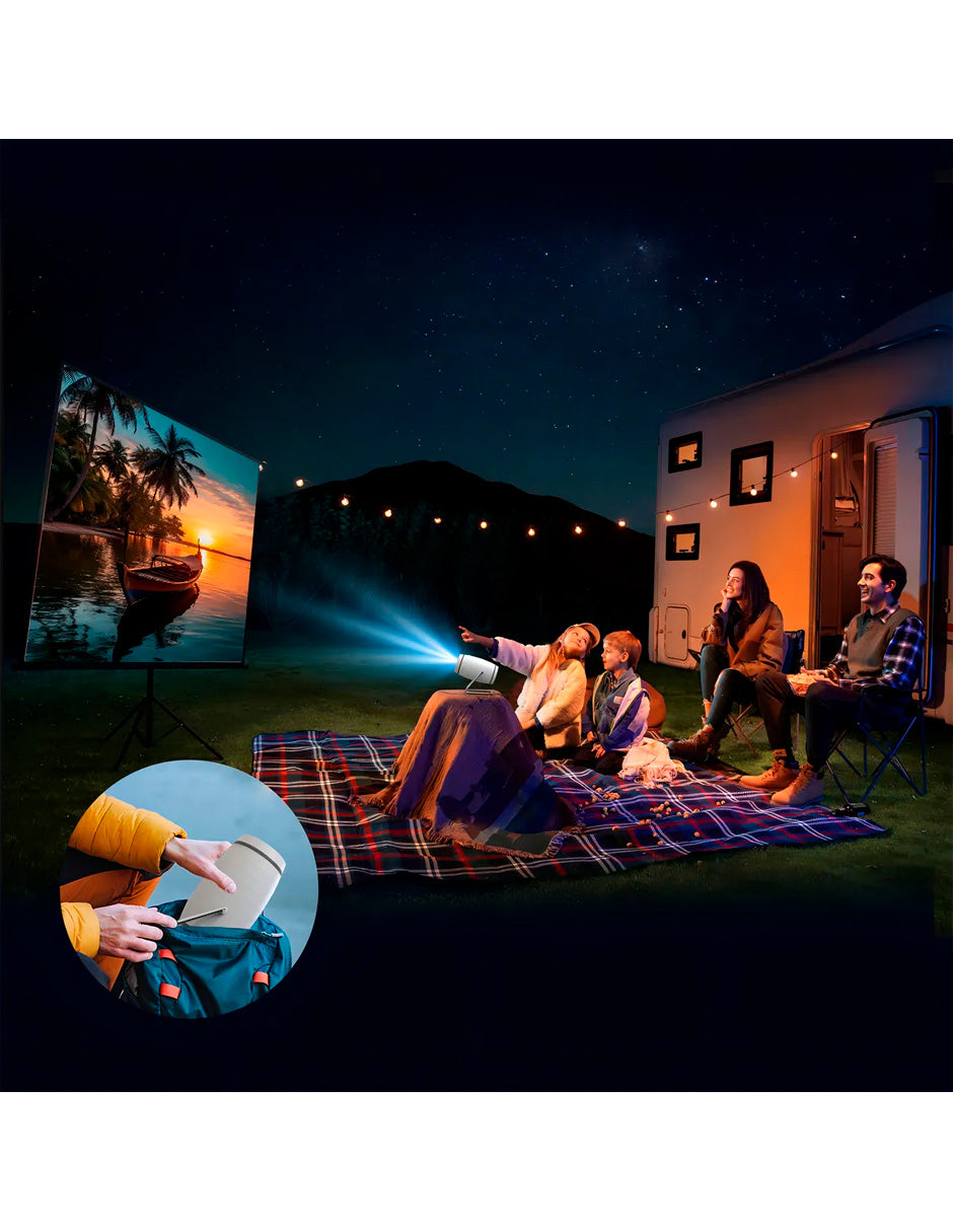 Petukita Box Mini Proyector P2WH – Mini con LED 1080p HD