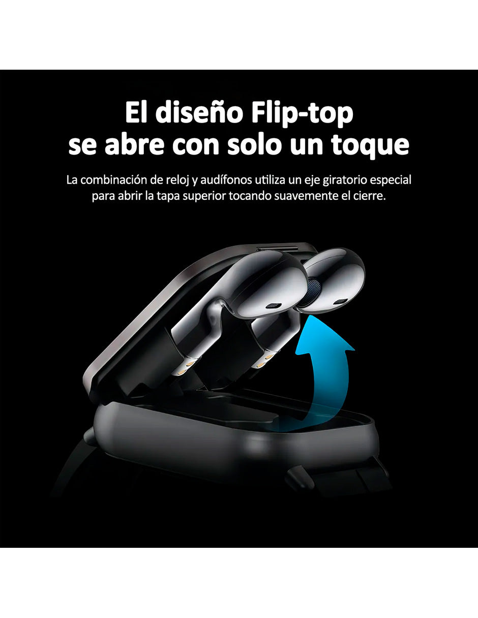 Petukita Box Smartwatch D8 con Audífonos – Innovación 2 en 1: Estilo, Deporte y Conectividad