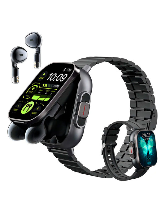 Petukita Box Smartwatch D8 con Audífonos – Innovación 2 en 1: Estilo, Deporte y Conectividad