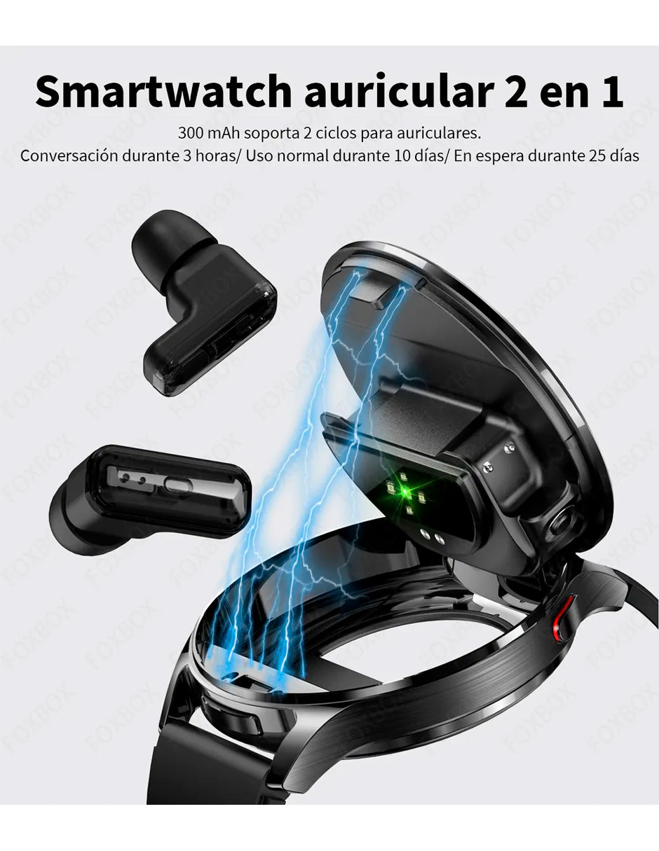 Smartwatch Petukita Box BWT97 con Audífonos Bluetooth