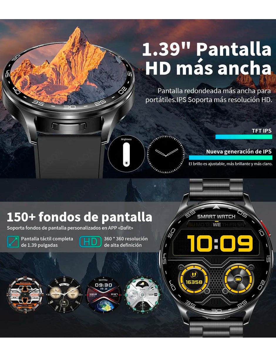Smartwatch Petukita Box BWT97 con Audífonos Bluetooth