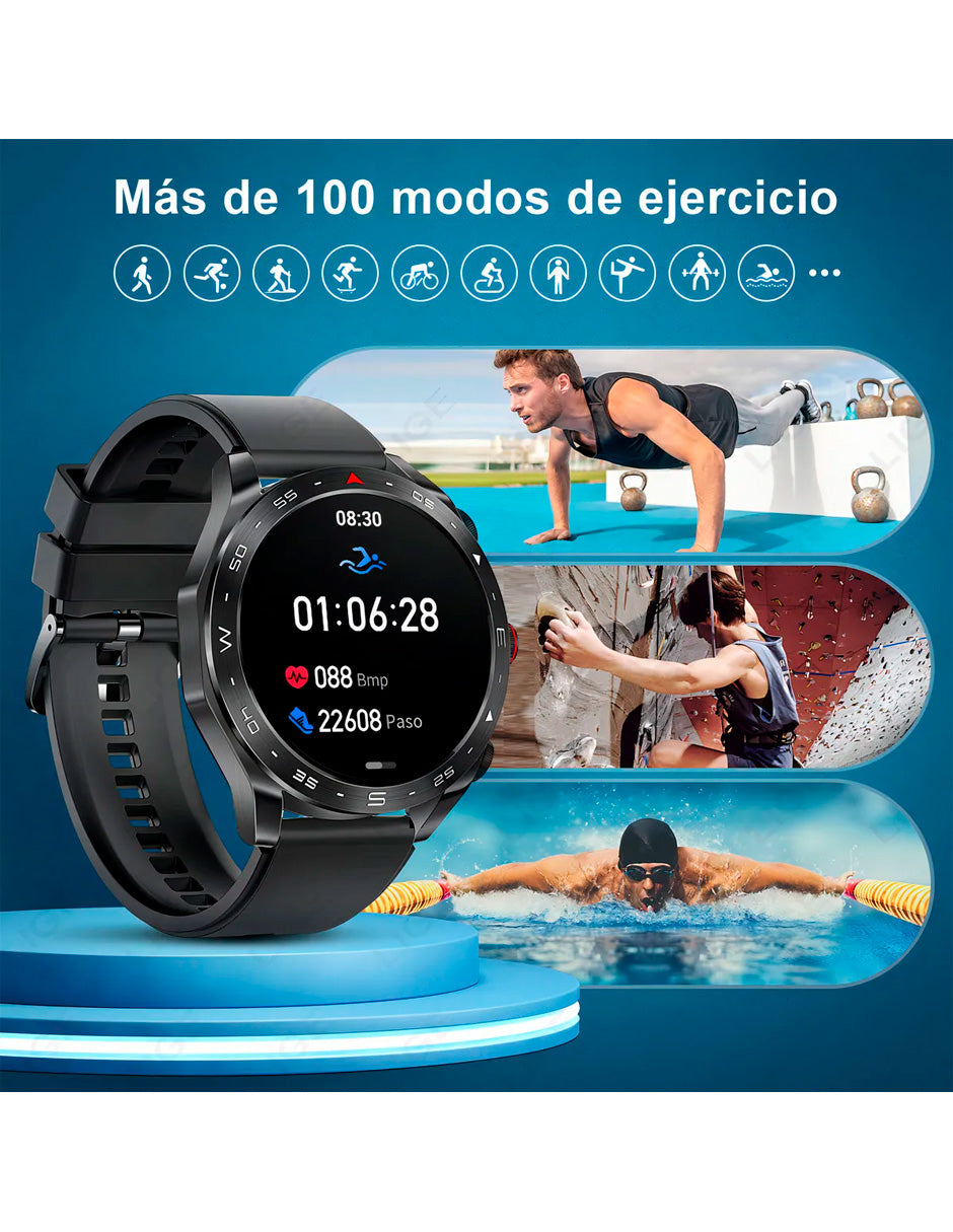 Smartwatch Deportivo Petukita Box BW0721 con Audífonos Integrados