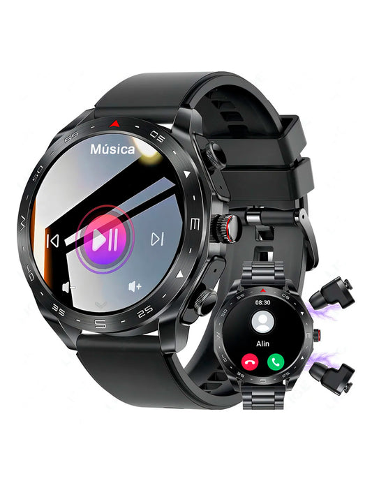 Smartwatch Deportivo Petukita Box BW0721 con Audífonos Integrados