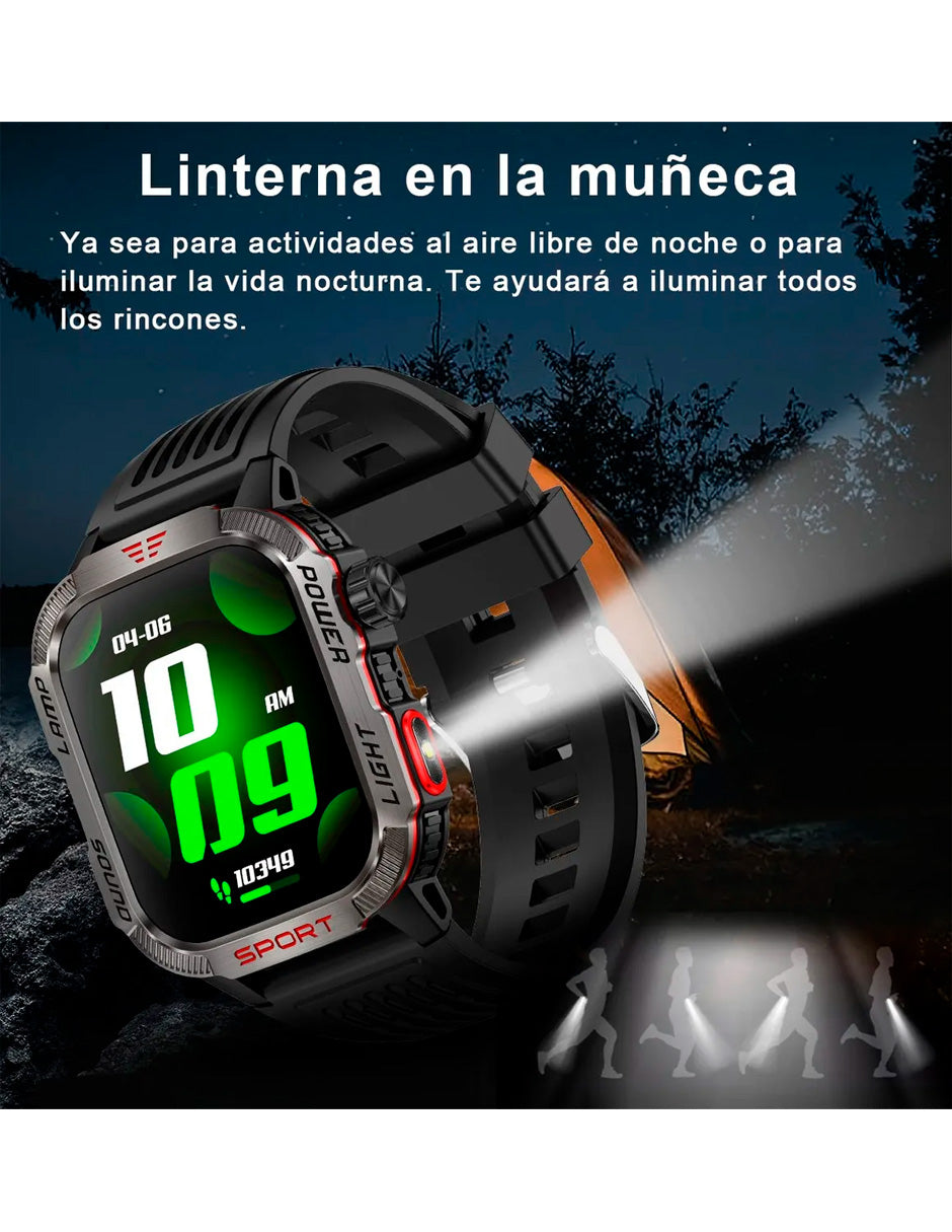 Smartwatch Petukita Box JKT29 Militar Deportivo