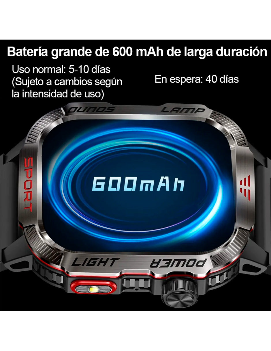 Smartwatch Petukita Box JKT29 Militar Deportivo