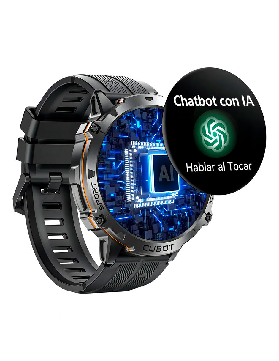 Petukita Box X3 Smartwatch Militar con IA y Ultra Batería de 900 mAh