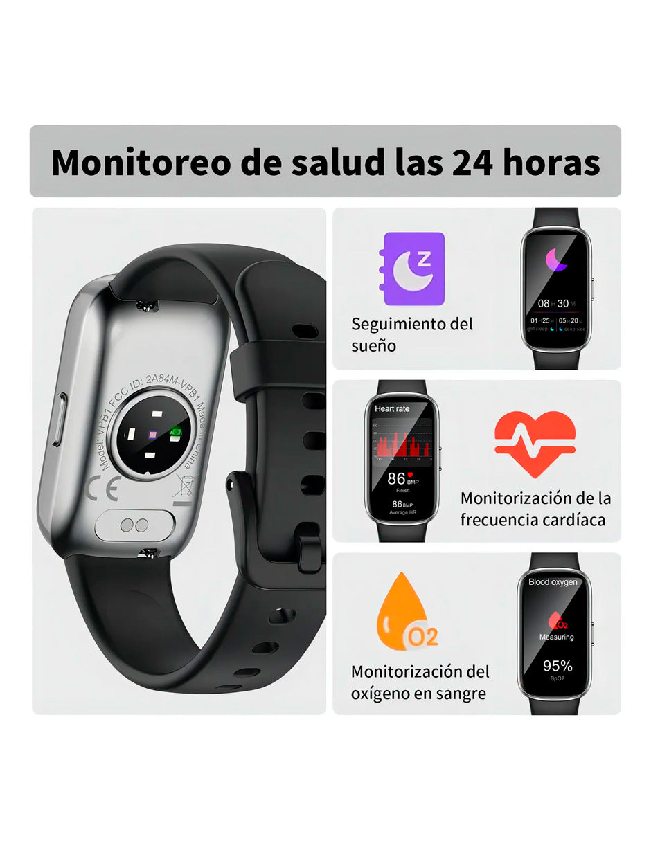 Smartwatch Petukita Box Active Life VPB1 Negro