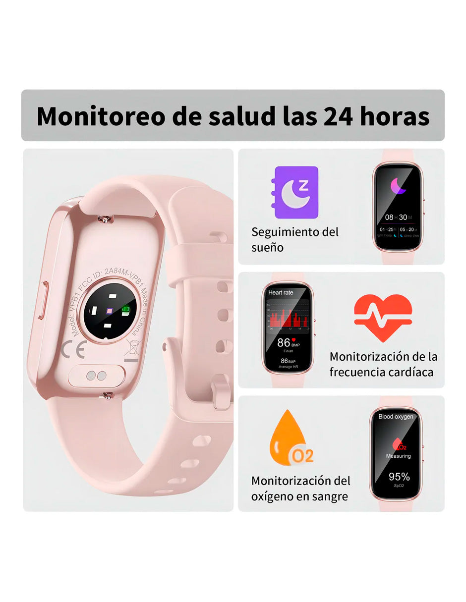 Smartwatch Petukita Box Active Life VPB1 Rosa