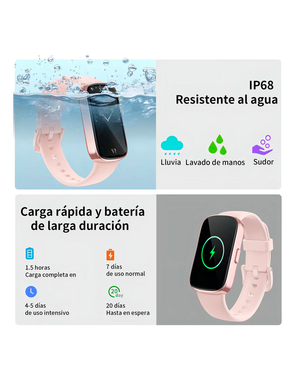 Smartwatch Petukita Box Active Life VPB1 Rosa