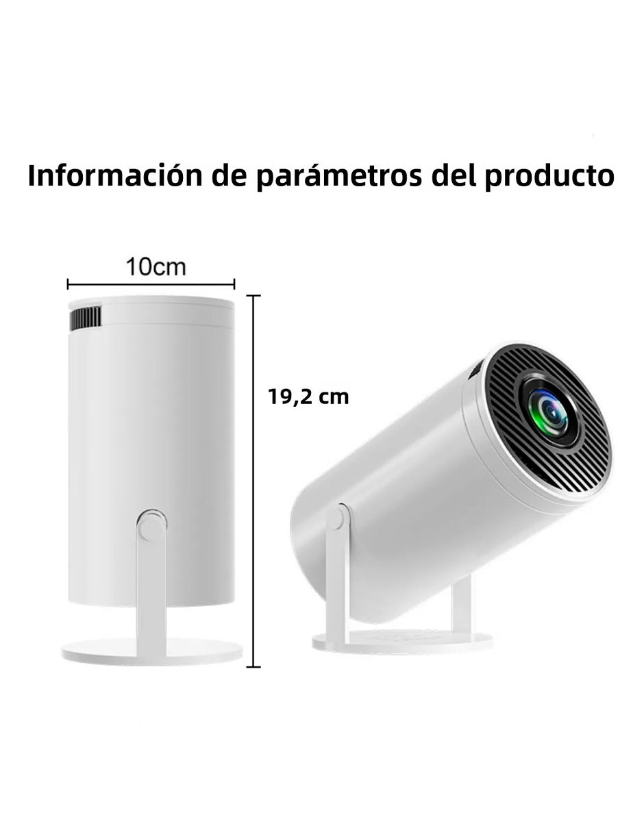 Mini Proyector Profesional Portátil Petukita Box Y300 4K Android Blanco