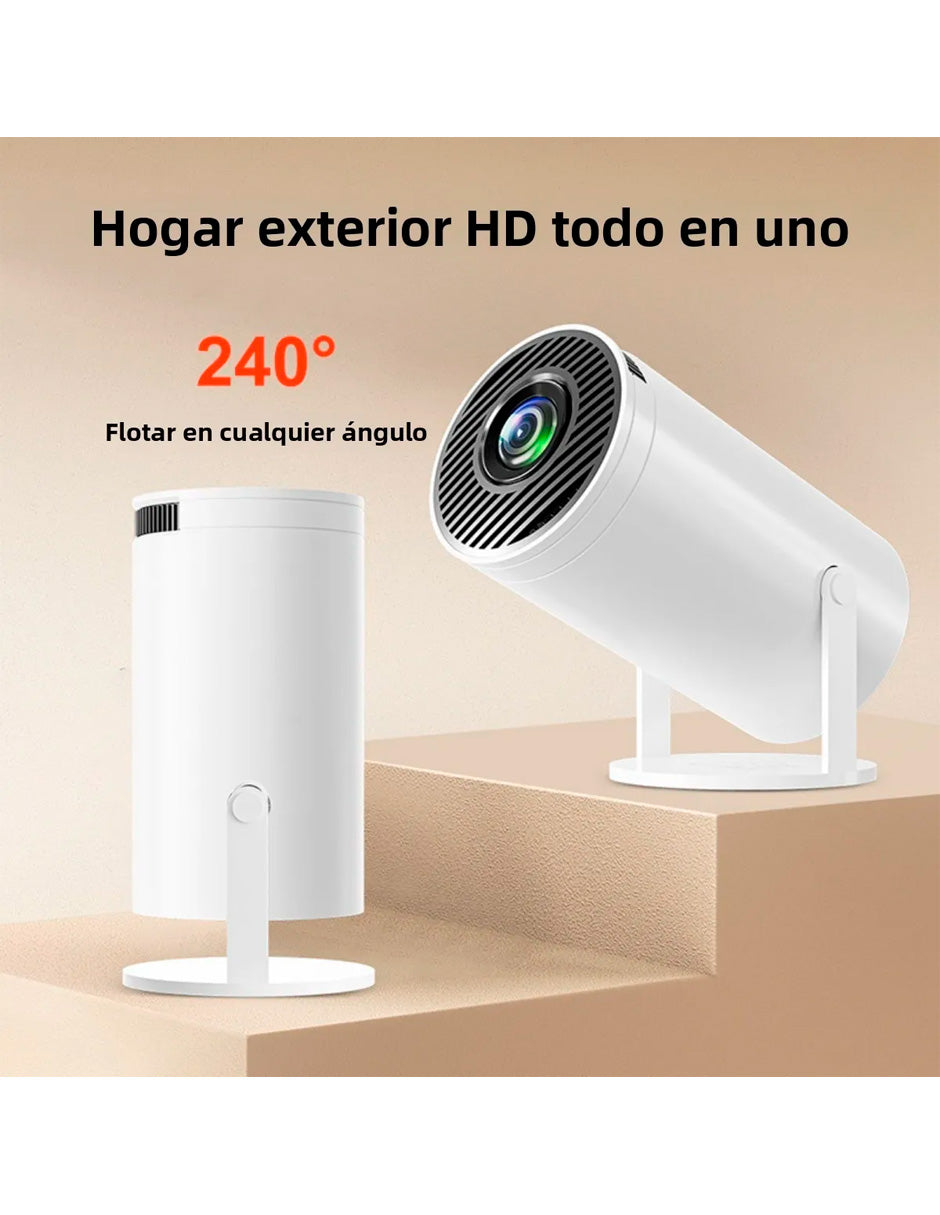Mini Proyector Profesional Portátil Petukita Box Y300 4K Android Blanco