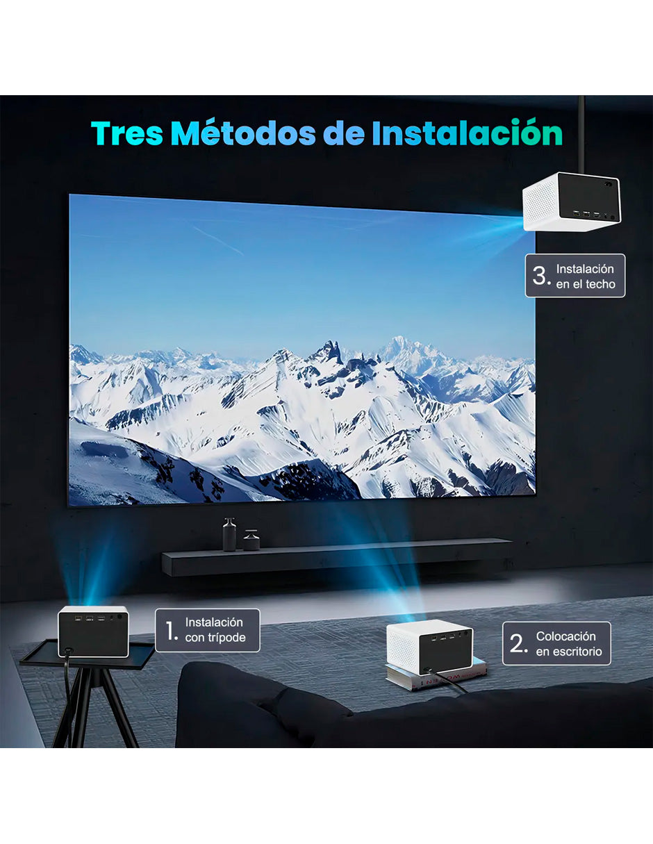 Mini Proyector Portátil Inteligente Petukita Box YG291 1080p