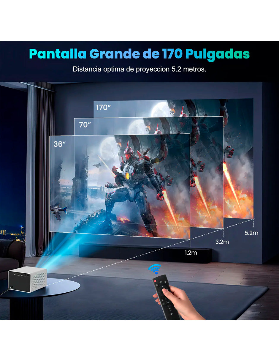 Mini Proyector Portátil Inteligente Petukita Box YG291 1080p