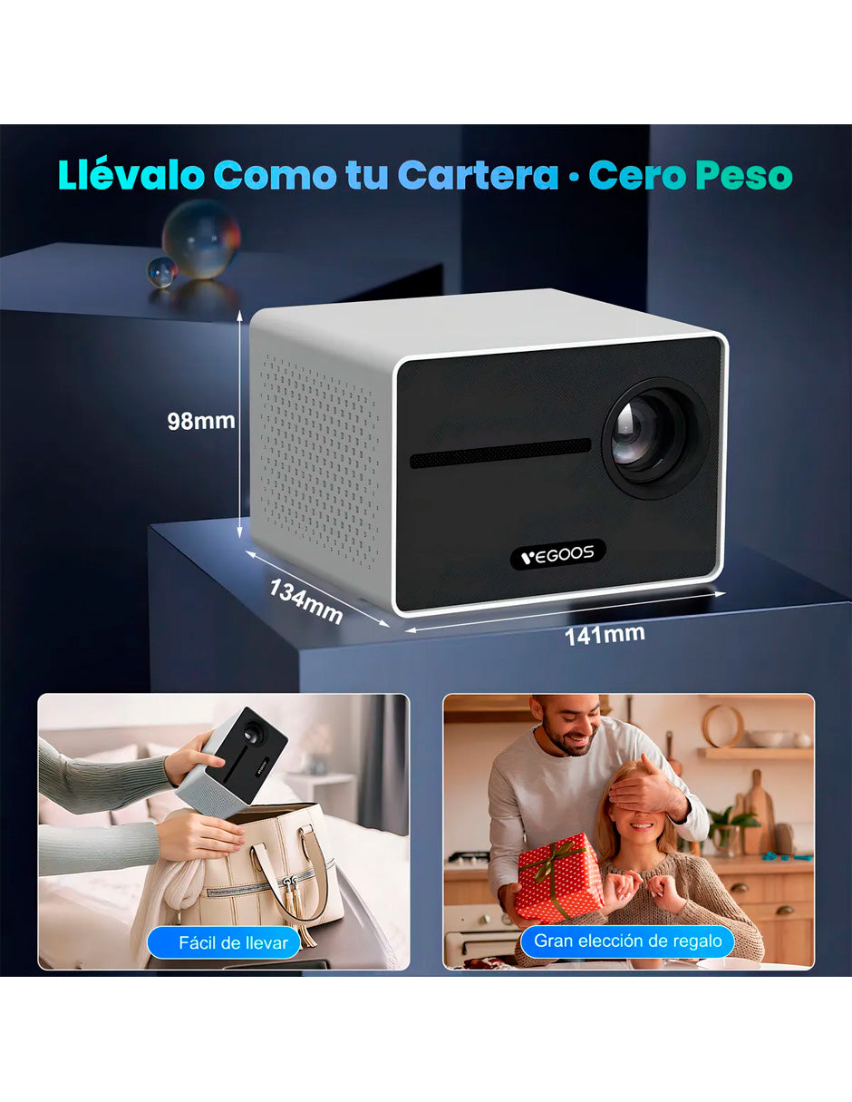 Mini Proyector Portátil Inteligente Petukita Box YG291 1080p