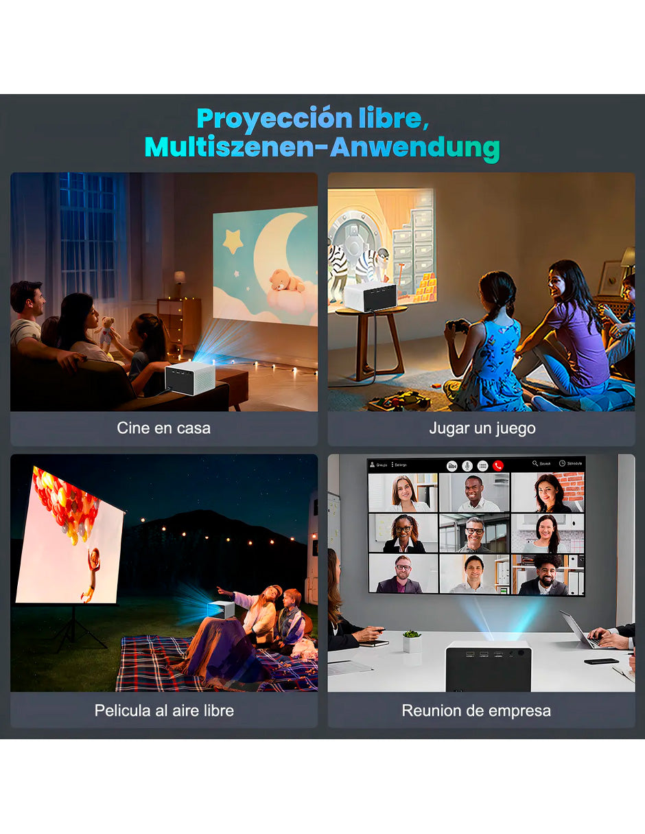 Mini Proyector Portátil Inteligente Petukita Box YG291 1080p