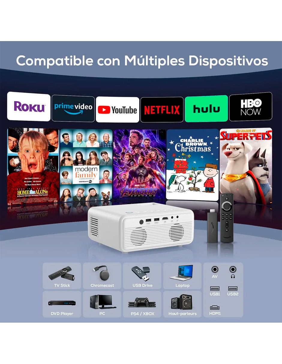 Petukita Box Proyector IPL310 5G WiFi – Potencia 15000LM