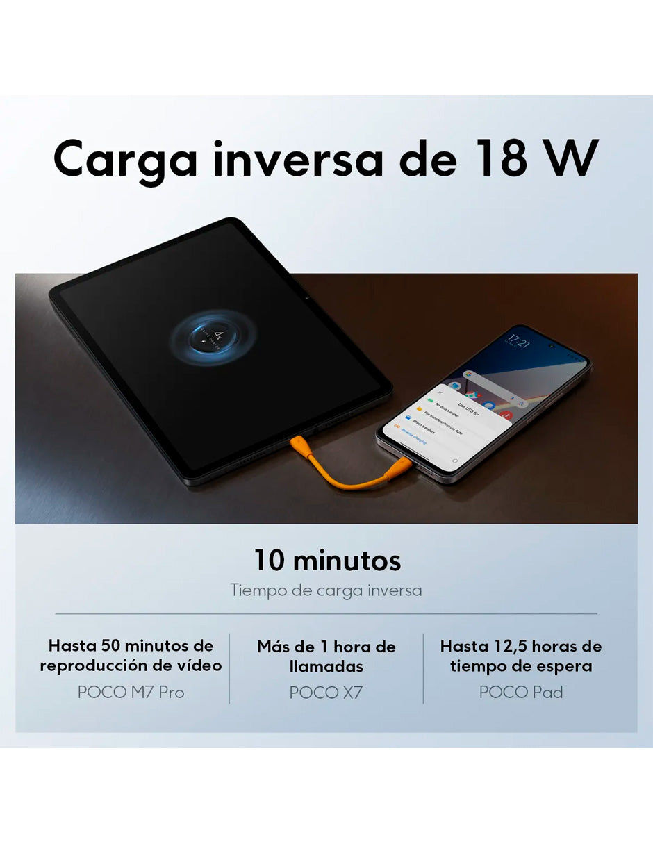 Xiaomi Poco M7 Dual SIM 128GB 6GB RAM Azul