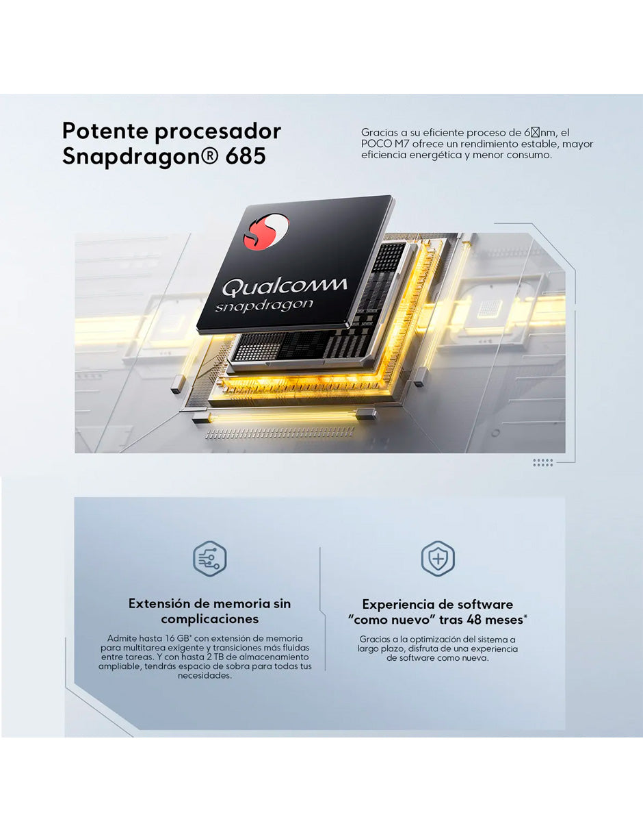 Celular Xiaomi Pocophone Poco M7 Dual SIM 128GB 6GB RAM Negro