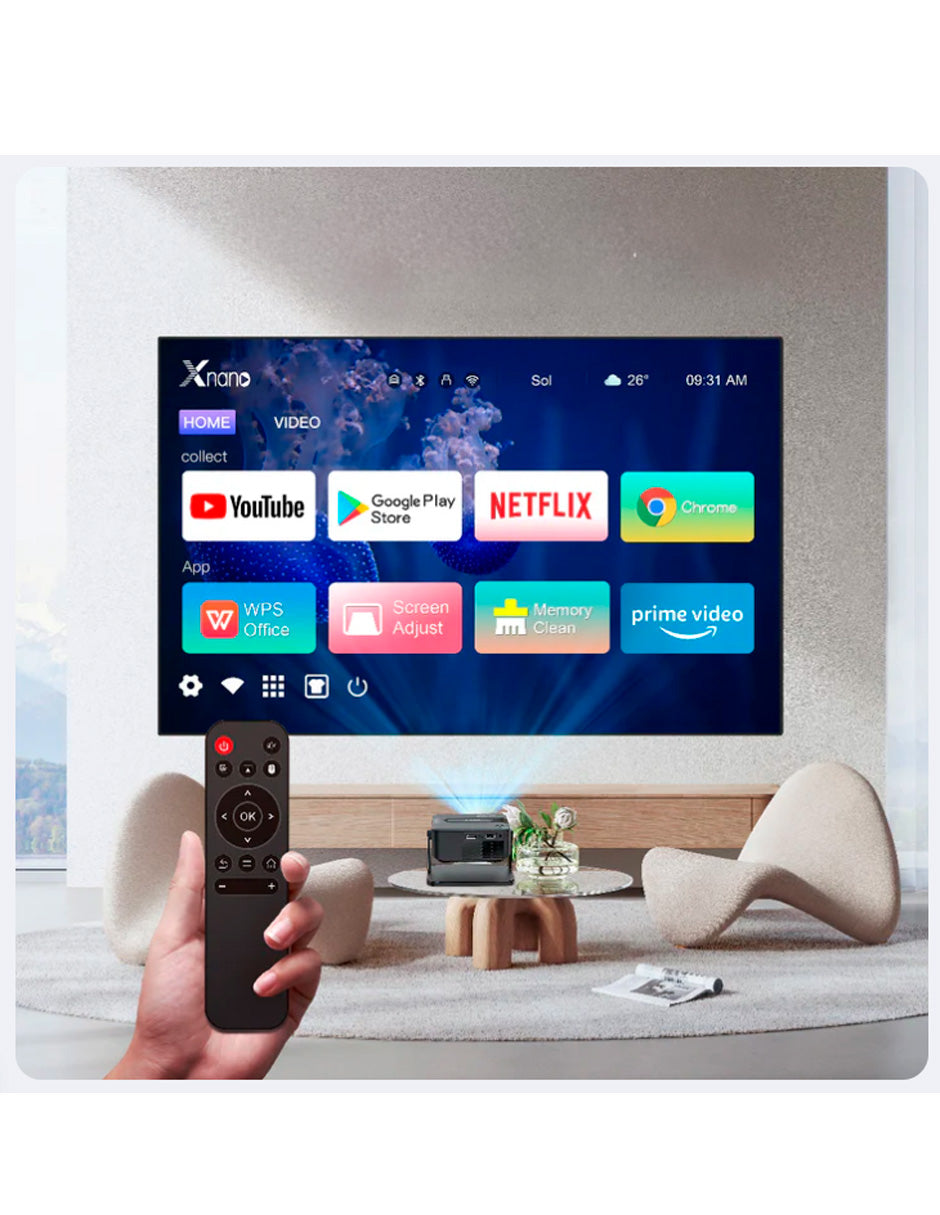 Proyector Petukita Box HA109 4K Android 14000lm