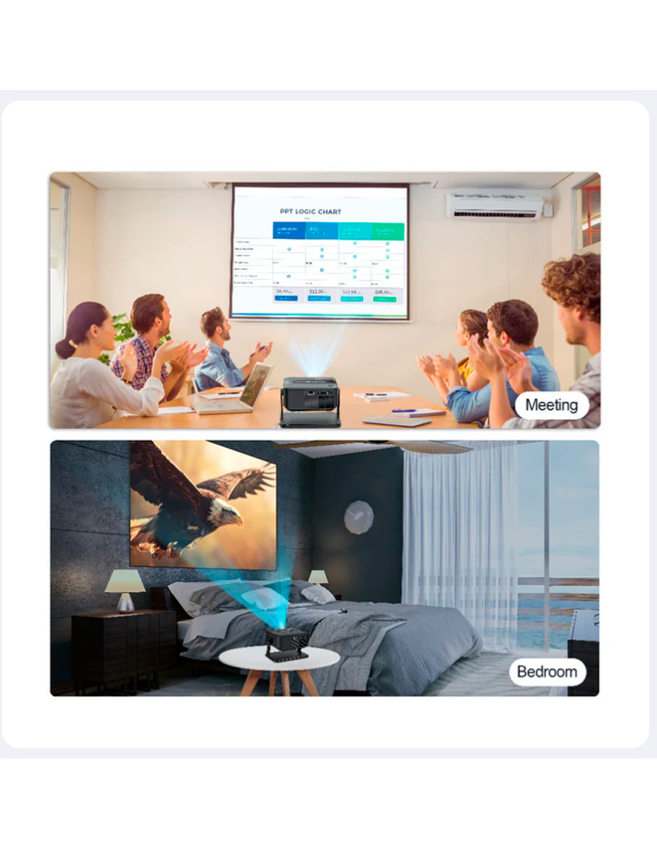 Proyector Petukita Box HA109 4K Android 14000lm