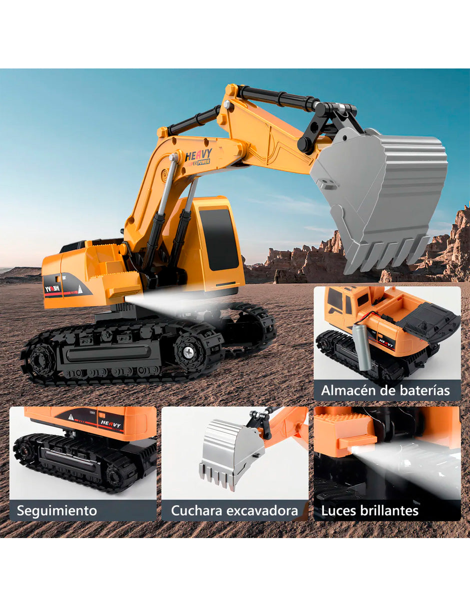 Petukita Box – Excavadora RC 2-en-1 Potente y Divertida a control Remoto