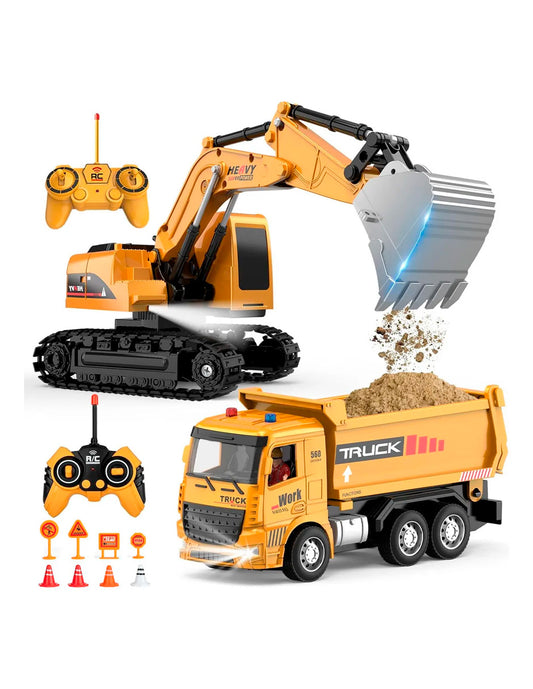 Petukita Box – Excavadora RC 2-en-1 Potente y Divertida a control Remoto