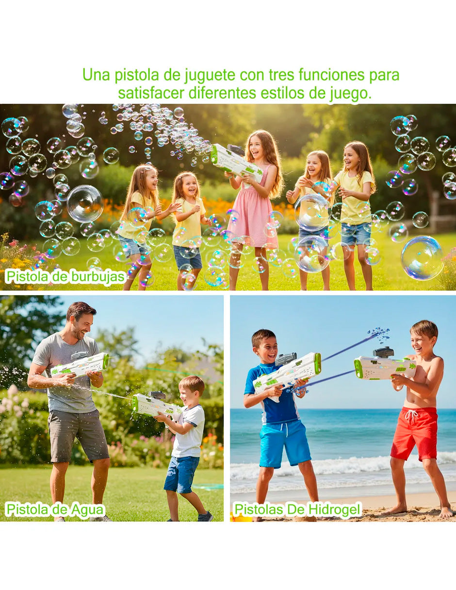 Petukita Box – Lanzadora de Juguete 3 en 1 Hidrogel / Agua / Burbujas - foto 6
