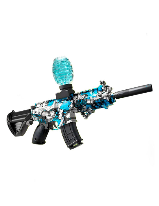Pistola De Hidrogel Eléctrica M416 Azul Petukita Box – Lanzador Automático de Bolas de Gel
