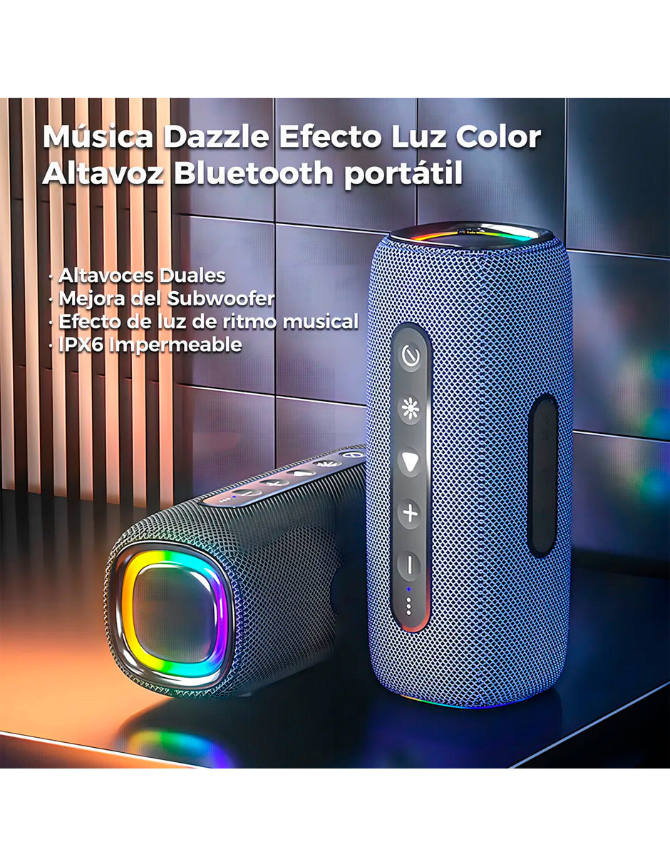Bocina Bluetooth F608 20W IP67 Petukita Box Negro