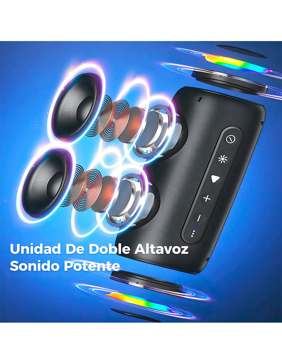 Bocina Bluetooth F608 20W IP67 Petukita Box Negro