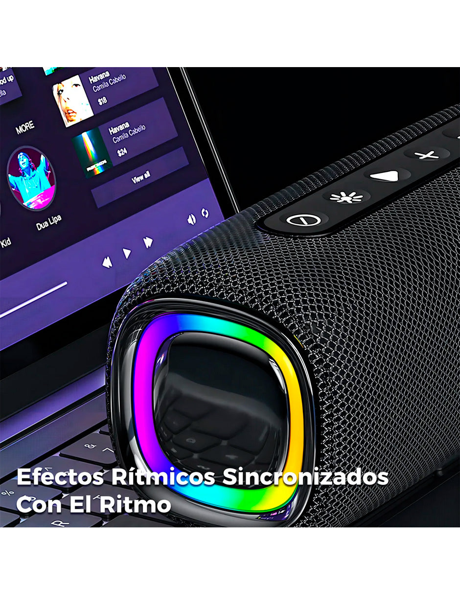 Bocina Bluetooth F608 20W IP67 Petukita Box Negro