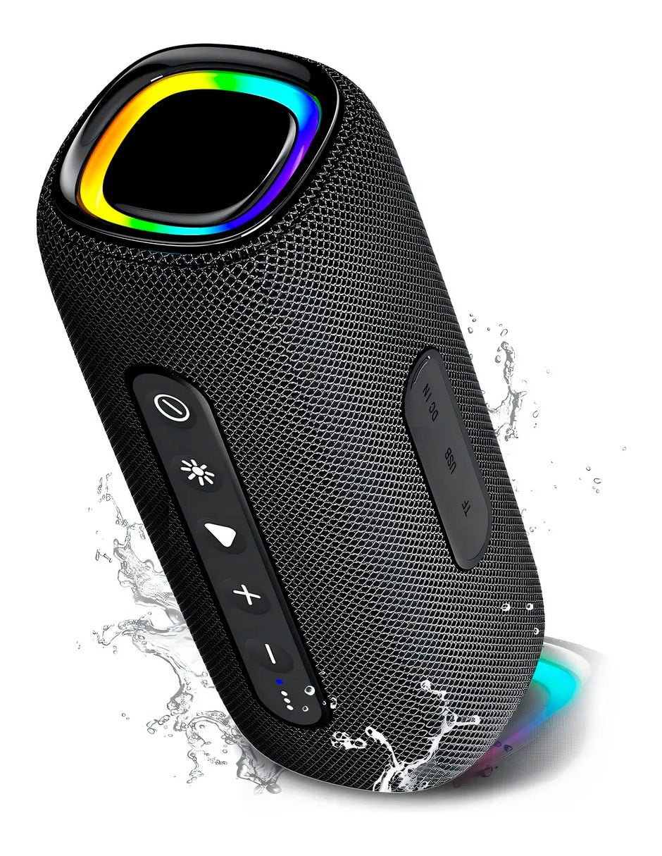 Bocina Bluetooth F608 20W IP67 Petukita Box Negro