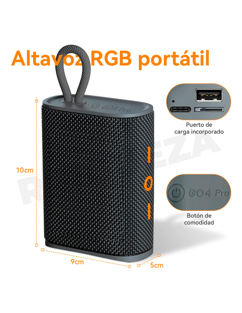 Bocina RGB Impermeable Petukita Box Jovi220