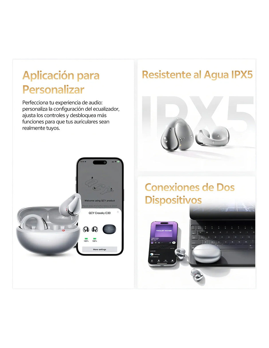 QCY Crossky C30s | Audio Premium con Estilo