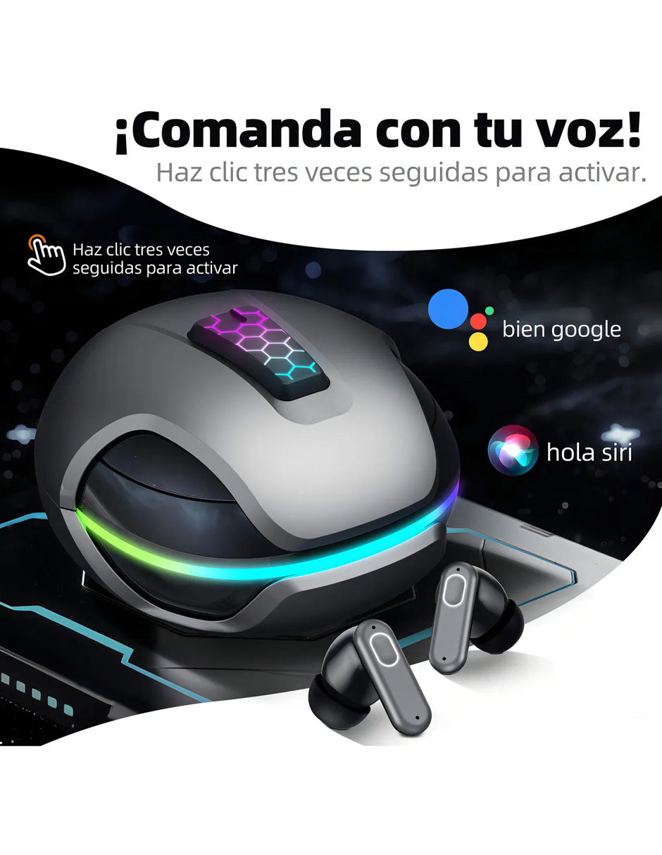 Audífonos Gamer GM06 Plata | Gaming & Sonido Total