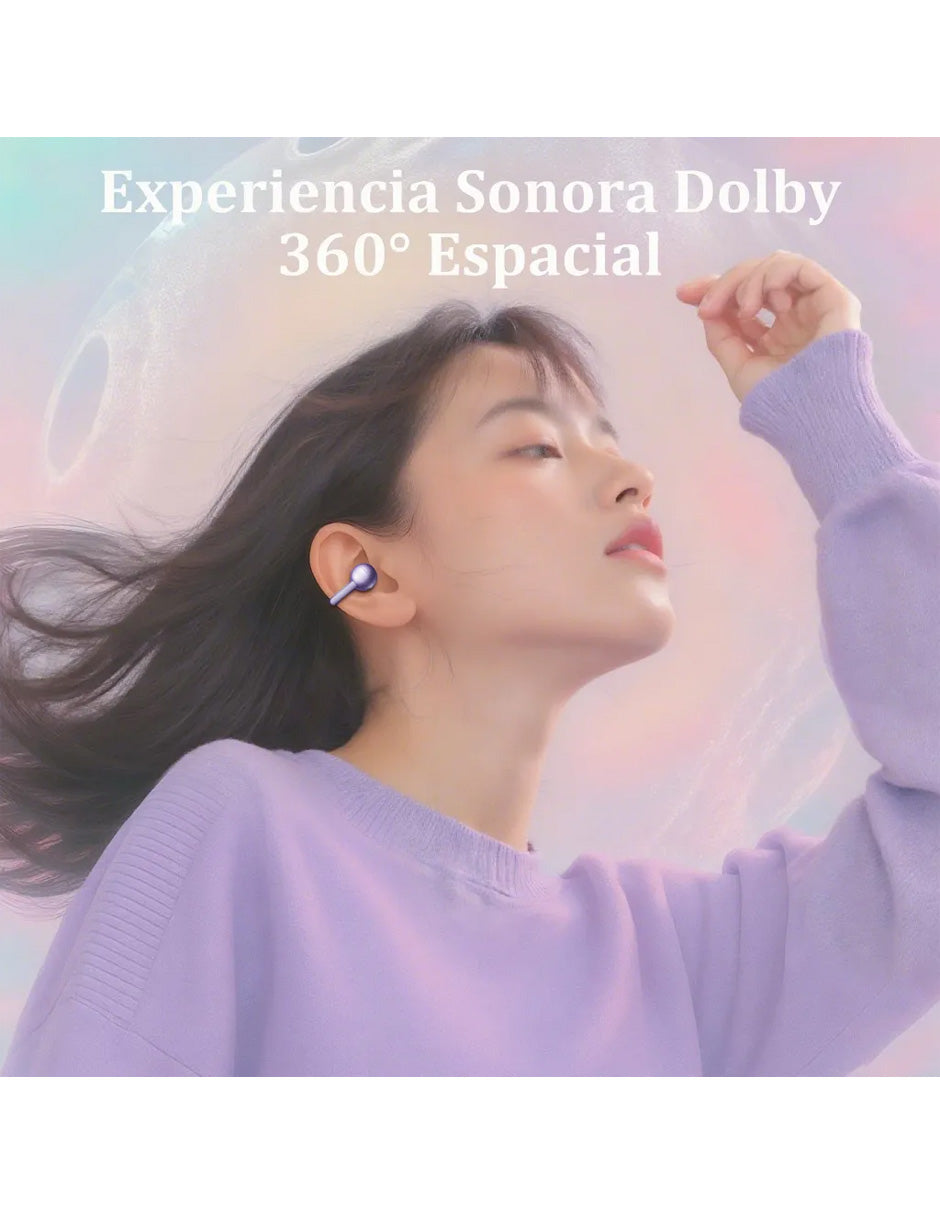 Audífonos Inalámbricos Petukita Box H33 Clip-On Dolby 72H Bluetooth 6.0 con Cancelación de Ruido IA | Audio Dolby 360° | IPX4 | Hasta 72 Horas de Batería